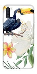 CASEGADGET CASE OVERPRINT TOUCAN AND LEAVES SAMSUNG GALAXY A11