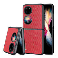 Dux Ducis Fino case is made of nylon material Huawei P50 Pocket red