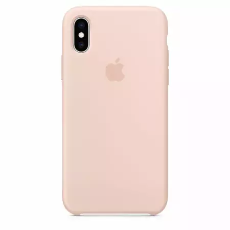 APPLE SILICONE CASE IPHONE XS MAX MTFD2ZM/A SAND PINK OPEN PACKAGE