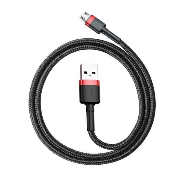 BASEUS CAFULE MICRO USB CABLE 1.5A 2M (RED+BLACK)