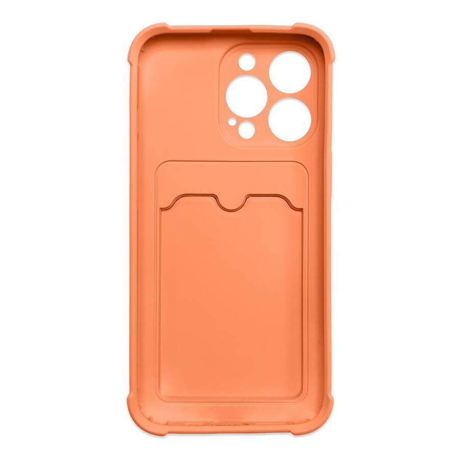 CARD ARMOR CASE COVER FOR IPHONE 13 MINI CARD WALLET AIR BAG ARMORED HOUSING ORANGE