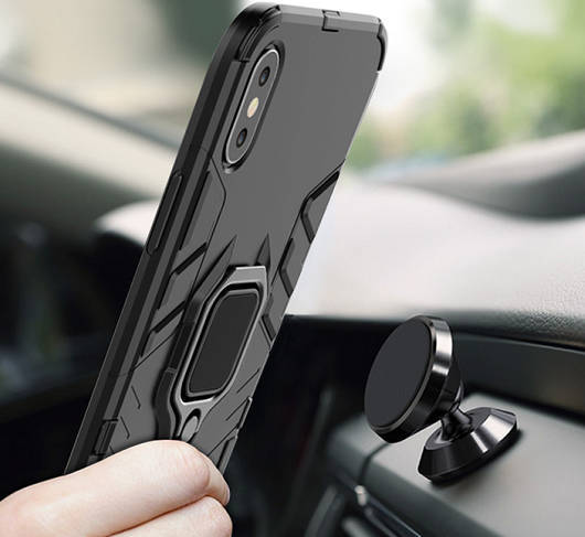 CASE ARMOR RING MAGNETIC IPHONE X / XS BLACK