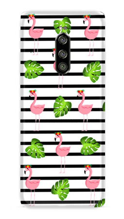CASEGADGET CASE OVERPRINT FLAMINGOS AND LEAVES SAMSUNG GALAXY A20S