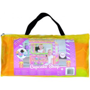 CHILDREN'S TOY SHOP-TENT POP UP CUPCAKE SHOP WITH CUPCAKES