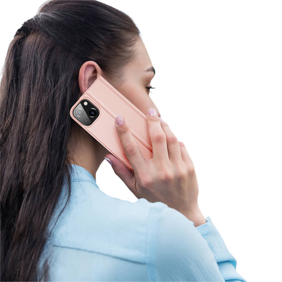 DUX DUCIS SKIN PRO HOLSTER FLIP COVER FOR IPHONE 14 PINK