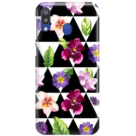 FUNNY CASE OVERPRINT TRIANGLES AND FLOWERS SAMSUNG GALAXY M10
