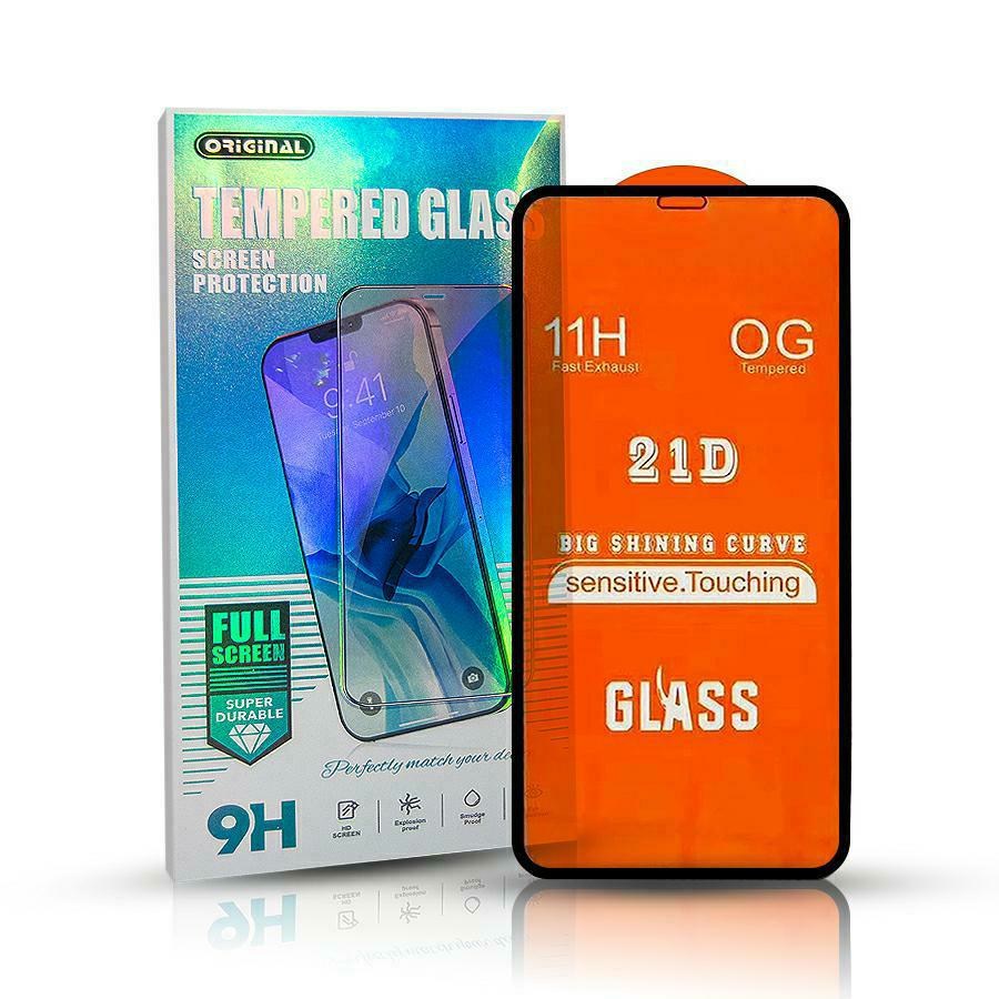 GLASS FULL GLUE 21D SAMSUNG A22 5G BLACK