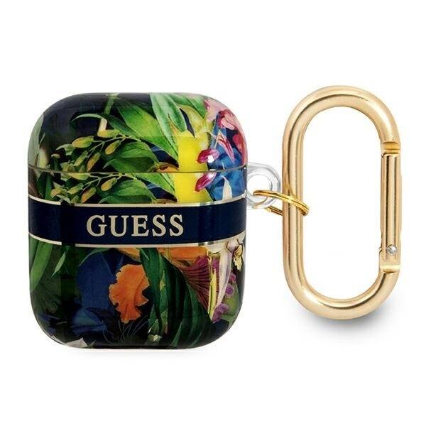 GUESS GUA2HFLB AIRPODS 1/2 COVER BLUE/BLUE FLOWER STAP COLLECTION
