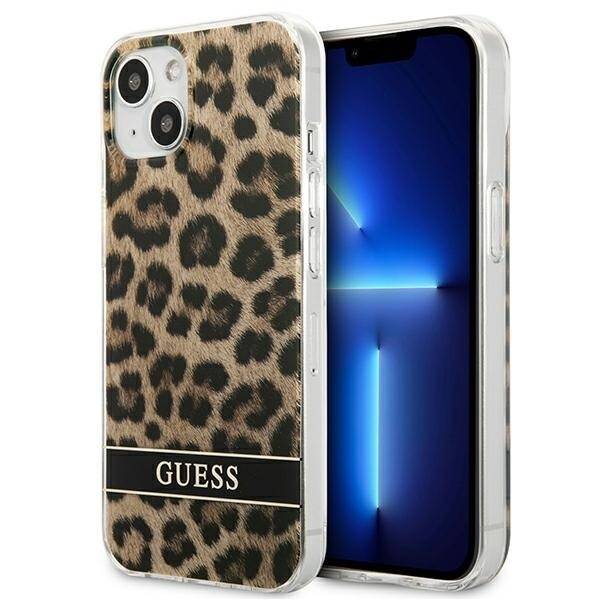 GUESS GUHCP13SHSLEOW IPHONE 13 MINI 5.4 "BROWN/BROWN HARDCASE LEOPARD