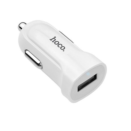 HOCO 1.5A CAR CHARGER + USB MICRO SET WHITE