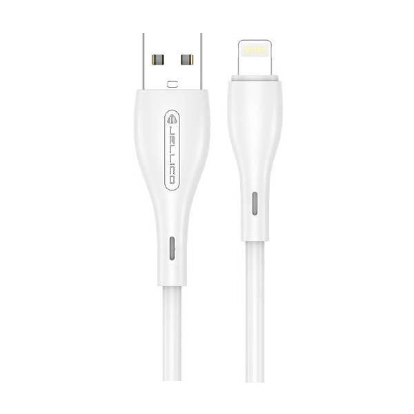 JELLICO USB CABLE - A14 3.1A LIGHTNING 1M WHITE