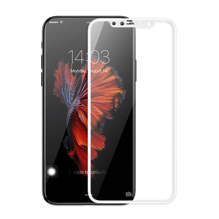 TEMPERED GLASS MOCOLO TG + 3D IPHONE X / IPHONE XS WHITE OVERPRINT