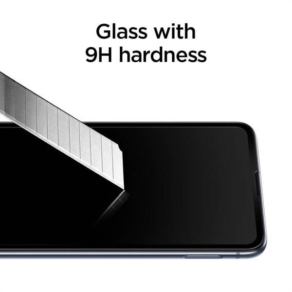 TEMPERED GLASS SPIGEN GLASS FC GALAXY S10E BLACK