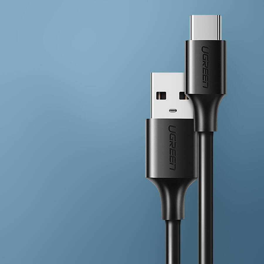 UGREEN CABLE USB CABLE - USB TYPE C QUICK CHARGE 3.0 3A 0.25M BLACK (US287 60114)