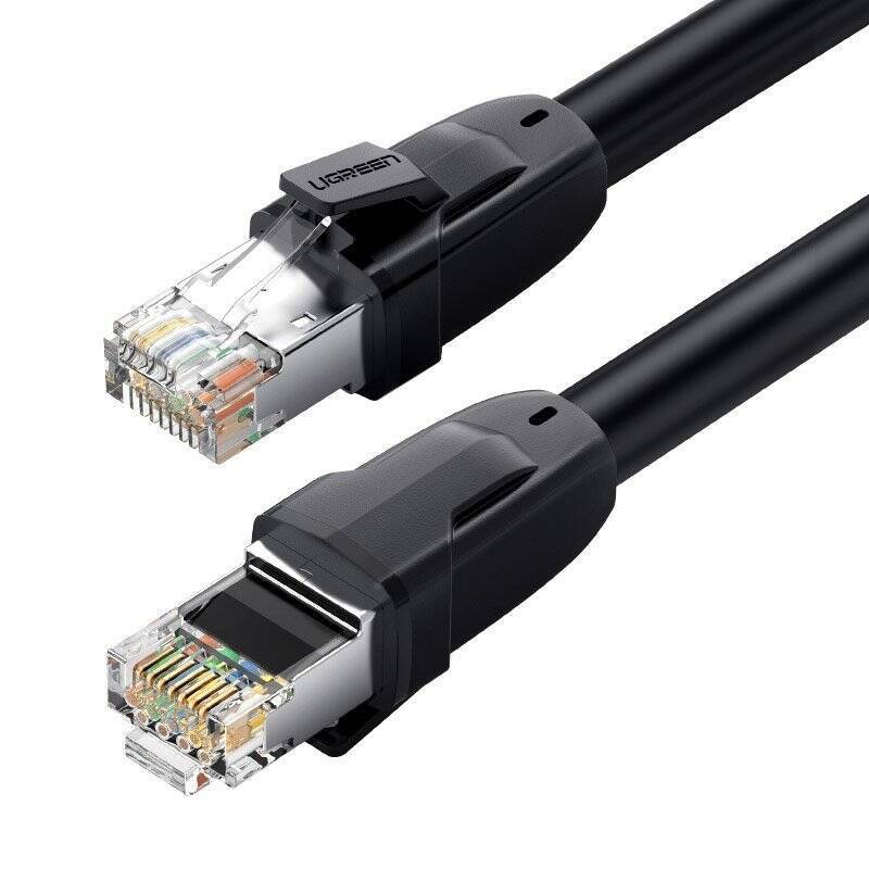 Ugreen cable internet network cable Ethernet patchcord RJ45 Cat 8 T568B 2m black (70329)