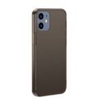 BASEUS FROSTED GLASS CASE HARD CASE WITH A FLEXIBLE FRAME IPHONE 12 MINI BLACK (WIAPIPH54N-WS01)