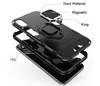 CASE ARMOR RING MAGNETIC IPHONE X / XS BLACK