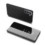 CLEAR VIEW CASE FLIP COVER FOR SAMSUNG GALAXY S22 + (S22 PLUS) BLACK