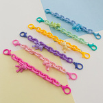 COLOR CHAIN (ROPE) COLORFUL CHAIN PHONE HOLDER PENDANT FOR BACKPACK WALLET YELLOW