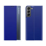 NEW SLEEP CASE FOR SAMSUNG GALAXY S23 COVER WITH FLIP STAND BLUE