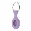 TTECH-PROTECT ICON ELASTIC CASE KEY RING PENDANT FOR APPLE AIRTAG LOCATOR PURPLE