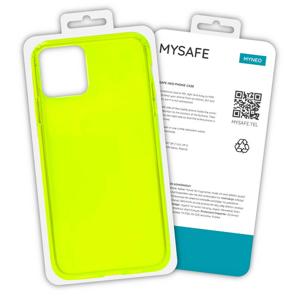 MYSAFE CASE NEO IPHONE XR YELLOW BOX