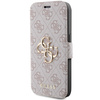 Guess GUBKP15X4GMGPI iPhone 15 Pro Max6.7" różowy/pink book 4G Metal Logo