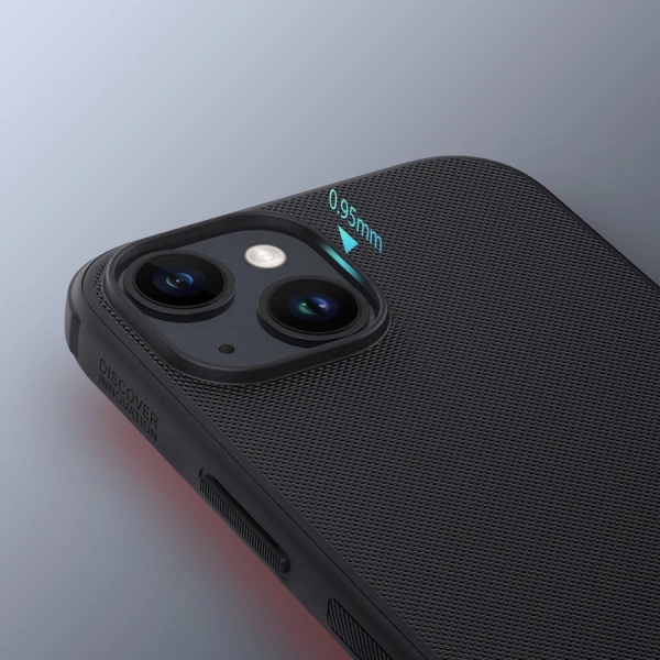Nillkin Super Frosted Shield Pro reinforced case for iPhone 15 Pro Max - black