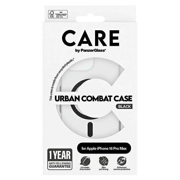CARE by PanzerGlass Flagship Case iPhone 16 Pro Max 6,9" czarny/black MagSafe 1348
