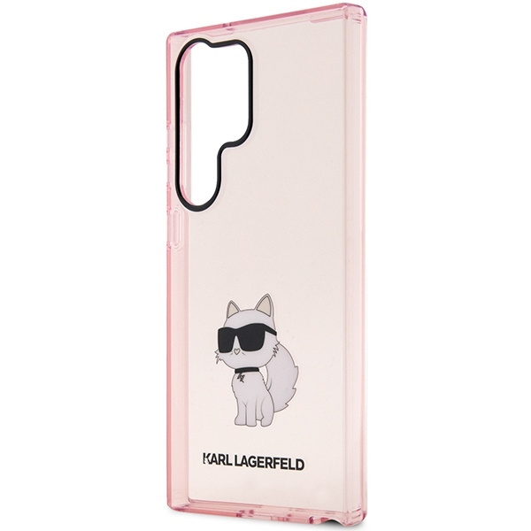 KARL LAGERFELD KLHCS23LHNCHTCP S23 ULTRA S918 PINK/PINK HARDCASE IKONIK CHUPETTE