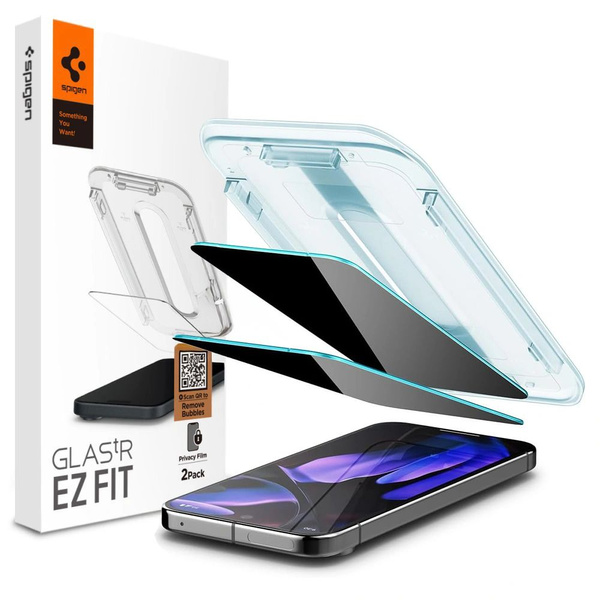 SZKŁO PRYWATYZUJĄCE SPIGEN GLAS.TR ”EZ FIT” 2-PACK GOOGLE PIXEL 9 PRO XL PRIVACY