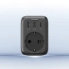Wall charger 30W (2xUSB/USB C/AC) / adapter EU - EU 13A Ugreen CD314 - black