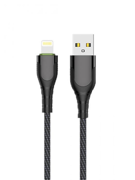 JELLICO USB CABLE - KDS-90 3.1A LIGHTNING 1M BLACK