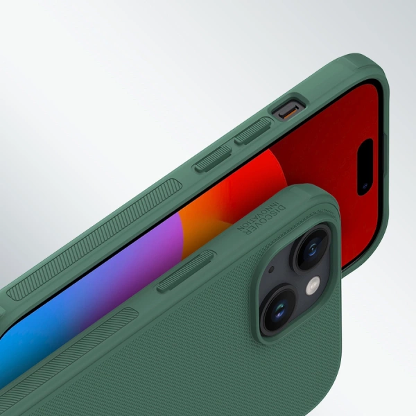 Wzmocnione etui do iPhone 15 Plus Nillkin Super Frosted Shield Pro - czarne