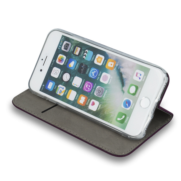 Etui Smart Magnetic do Oppo A38 4G burgundowe