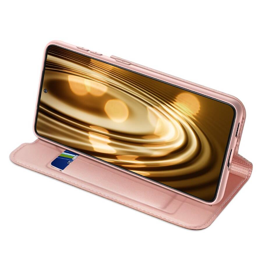 DUX DUCIS Skin Pro kabura etui pokrowiec z klapką Samsung Galaxy S21 Ultra 5G różowy