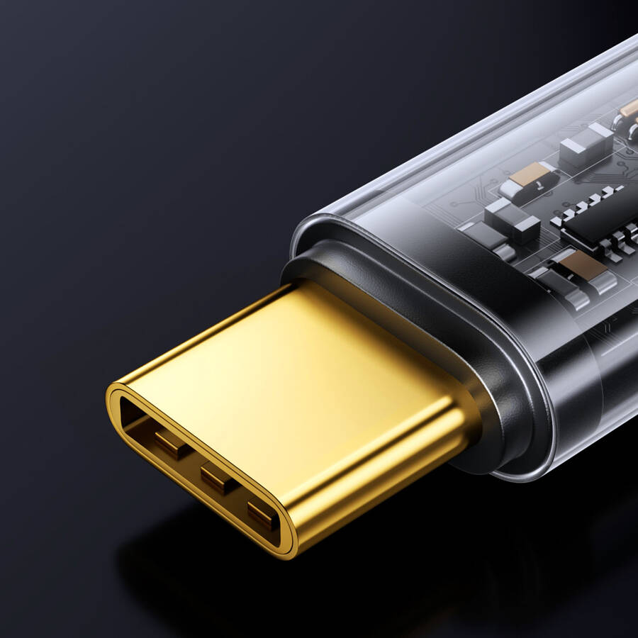 Joyroom kabel przewód USB Typ-C - USB Typ-C 100W 1,2m czarny (S-CC100A12)