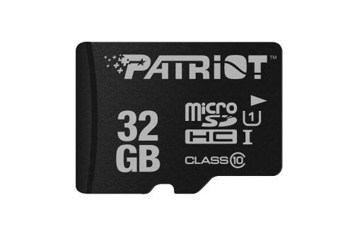 KARTA PAMIĘCI PATRIOT LX SERIES MICRO SDHC 32GB CLASS 10  PSF32GMDC10