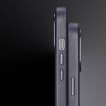 Dux Ducis Naples etui iPhone 14 magnetyczny skórzany pokrowiec MagSafe niebieskie