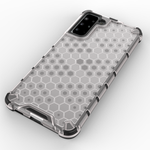 Honeycomb etui pancerny pokrowiec z żelową ramką Samsung Galaxy S21+ 5G (S21 Plus 5G) czarny